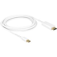 DELOCK Displayport Kabel mini DP -> HDMI St/St 3.00m weiß