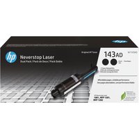 HP 143AD - 2-pack - black - toner refill