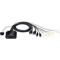ATEN CS22H - KVM / audio / USB switch - 2 ports