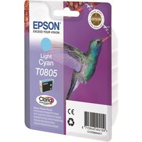 Click to view product details and reviews for Epson T0805 Light Cyan Original Ink Cartridge. Click to view product details and reviews for Epson T0805 Light Cyan Original Ink Cartridge.