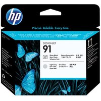 HP 91 - light grey, photo black - printhead
