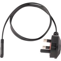 StarTech 6ft (1.8m) UK Laptop Power Cable, BS 1363 to C7, 2.5A 250V, 18AWG, Black, AC Notebook/Laptop Replacement Cord, Printer Cable, UK Laptop Charger Cord, BS 1363 to IEC60320 C7 - Power Brick Cord - power cable - power IEC 60320 C7 to BS 1363 - 1.8 m