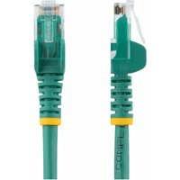 Startech 1.5m CAT6 Ethernet Cable, 10 Gigabit Snagless RJ45 650MHz 100W PoE Patch Cord, CAT 6 10GbE UTP Network Cable w/Strain Relief, Green, Wiring is UL Certified/TIA - Category 6 - 24AWG (N6PATC150CMGN) - patch cable - 1.5 m - green
