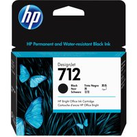 HP 712 - black - original - DesignJet - ink cartridge