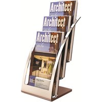 Click to view product details and reviews for Deflecto Contemporary Literature Holder Silver. Click to view product details and reviews for Deflecto Contemporary Literature Holder Silver.
