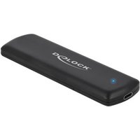 DELOCK Ext USB Typ-C Combo Gehäuse M.2 NVMe PCIe SATA SSD wf