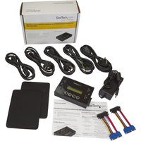 StarTech Drive Duplicator & Eraser for USB Flash Drives & 2.5 / 3.5" SATA SSDs/HDDs- 1:1 duplication plus cross-interface - Standalone (SU2DUPERA11) - hard drive / USB drive duplicator