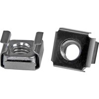 Startech 50 Pkg M6 Cage Nuts for Server Rack Cabinet - Rack nuts (pack of 50) - CABCAGENUTS6 - rack nuts