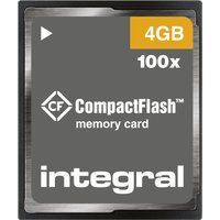 Integral - flash memory card - 4 GB - CompactFlash