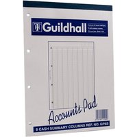 Click to view product details and reviews for Guildhall Accounts Pad 60 Sheets A4. Click to view product details and reviews for Guildhall Accounts Pad 60 Sheets A4.