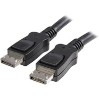 StarTech.com 10 ft DisplayPort 1.2 Cable with Latches - 4K x 2K (4096 x 2160) @ 60Hz - DPCP & HDCP - Male to Male DP Video Monitor Cable (DISPLPORT10L) - DisplayPort cable - 3 m
