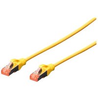 DIGITUS CAT 6 S/FTP Patchkabel, 10 Stück, 0,5m, gelb DIGITUS CAT 6 S/FTP Patchkabel, 10 Stück, 0,5m, gelb