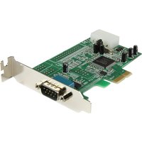 StarTech.com 1 Port Low Profile Native RS232 PCI Express Serial Card with 16550 UART (PEX1S553LP) - serial adapter - PCIe - RS-232
