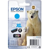 Epson 26XL - XL - cyan - original - ink cartridge