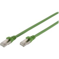 DIGITUS CAT 6A S/FTP Patchkabel, PUR (TPU), 25m, grün