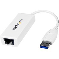 StarTech.com USB 3.0 to Gigabit Ethernet Network Adapter - 10/100/1000 NIC - USB to RJ45 LAN Adapter for PC Laptop or MacBook (USB31000SW) - network adapter - USB 3.0 - Gigabit Ethernet