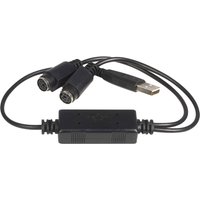 StarTech USB to PS/2 Adapter for Keyboard and Mouse - Keyboard / mouse adapter - USB - USBPS2PC - keyboard / mouse adapter - USB