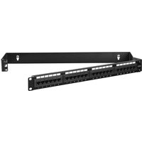 Startech 1U Hinged Wall Mount Patch Panel Bracket - 4 inch Deep - 19" Patch Panel Swing Rack for Shallow Network Equipment- 17lbs (WALLMOUNTH1) - wall mount bracket - 1U - 19"