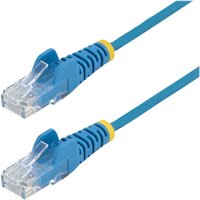StarTech.com 2m Slim LSZH CAT6 Ethernet Cable, 10 Gigabit Snagless RJ45 100W PoE Patch Cord, CAT 6 10GbE UTP Network Cable w/Strain Relief, Blue, Fluke Tested/ETL, Low Smoke Zero Halogen - Category 6 - 28AWG (N6PAT200CMBLS) - patch cable - 2 m - blue