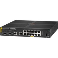 HPE Aruba 6100 12G Class4 PoE 2G/2SFP+ 139W Switch - switch - 16 ports - Managed - rack-mountable