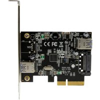 Startech 2 Port USB 3.1 (10Gbps) Card - USB-A 1x External 1x Internal - PCIe USB 3.1 Card with Type-A - PCI Express (PEXUSB311EI) - USB adapter - PCIe x4 - USB 3.1 x 2