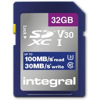 Integral - flash memory card - 32 GB - SDHC UHS-I