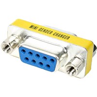 StarTech Slimline DB9 Serial Gender Changer - F/F - Serial gender changer - DB-9 (F) to DB-9 (F) - GC9SF - serial gender converter - DB-9 to DB-9