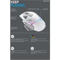 LOGI G502 X PLUS - WHITE/PREMIUM - EER2