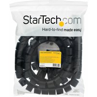 Startech 2.5m (8.2ft) Cable Management Sleeve - 1.8" Diameter - Expandable Coiled Cord Organizer w/ Cable Loading Tool (CMSCOILED4) - cable sleeving kit