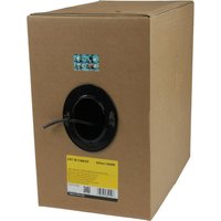 StarTech.com 1000 ft Bulk Roll of Black CMR Cat5e Solid UTP Riser Cable - Cat 5e Riser Cable - Cat.5e CMR Ethernet Cable - 24 AWG - Black (WIR5ECMRBK) - bulk cable - 304.9 m - black