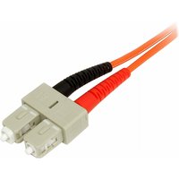 Startech 1m Fiber Optic Cable - Multimode Duplex 50/125 - LSZH - LC/SC - OM2 - LC to SC Fiber Patch Cable (50FIBLCSC1) - network cable - 1 m - 1 m
