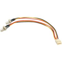 StarTech.com 6in TX3 Fan Power Splitter Cable - Fan power splitter - 3 pin internal power (F) to 3 pin internal power (M) - 5.9 in - TX3SPLITTER - fan power splitter - 3 PIN internal power to 3 PIN internal power - 15 cm