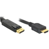 DELOCK Displayport Kabel DP -> HDMI St/St 5.00m schwarz