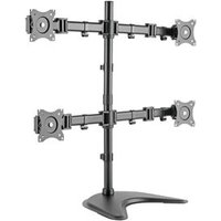 DIGITUS Tischfuss 15"-27" 4TFT 1Gelenk schwarz Max.4x8KG