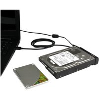 Startech USB to SATA Adapter Cable - 2.5in and 3.5in Drives - USB 3.1 - 10Gbps - External Hard Drive Cable - Hard Drive Adapter Cable (USB312SAT3) - storage controller - SATA 6Gb/s - USB 3.1 (Gen 2)