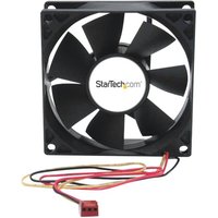 Startech 80x25mm Dual Ball Bearing Computer Case Fan w/ TX3 Connector (FANBOX2) - system fan kit