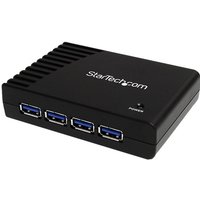 StarTech.com 4-Port USB 3.0 SuperSpeed Hub with Power Adapter - Portable Multiport USB-A Dock IT Pro - USB Port Expansion Hub for PC/Mac (ST4300USB3) - hub - 4 ports