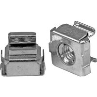 Startech 50 Pkg M5 Cage Nuts for Server Rack Cabinets - M5 cage nuts - Rack cage nuts - cage nuts (CABCAGENUTS) - rack nuts