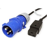 BACHMANN Kabel Stecker IEC60309-Blau 3m