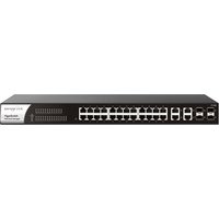 Draytek VigorSwitch P1282 - switch - 28 ports - smart - rack-mountable