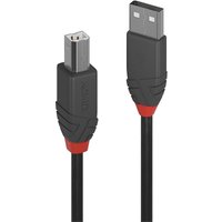 Lindy Anthra Line - USB cable - USB to USB Type B - 20 cm
