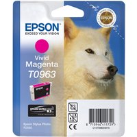 Epson T0963 - vivid magenta - original - ink cartridge