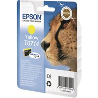 Click to view product details and reviews for Epson T0714 Yellow Original Ink Cartridge. Click to view product details and reviews for Epson T0714 Yellow Original Ink Cartridge.