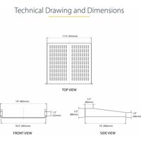 Startech 1U Server Rack Shelf, 2U 16in Universal Fixed Vented Network Rack Shelf/Cantilever Tray for 19" AV/Data/Network Equipment Enclosure w/Cage Nuts & Screws, 50lbs Weight Cap. - 2U Network Rack Shelf (CABSHELFV) - rack shelf - 2U