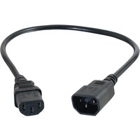 C2G Computer Power Cord Extension - power extension cable - power IEC 60320 C13 to IEC 60320 C14 - 2 m