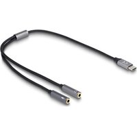 DELOCK Headset Adapter USB Type-C 3 Pin