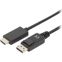 DIGITUS DisplayPort Adapterkabel DPort -> HDMIA St/St 8K 1m