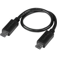 StarTech.com 8in Micro USB to Micro USB Cable - Male to Male - Micro USB OTG Cable for Your Mobile Device (UUUSBOTG8IN) - USB cable - Micro-USB Type B to Micro-USB Type B - 20.32 cm