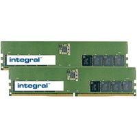 Integral - DDR5 - kit - 32 GB: 2 x 16 GB - DIMM 288-pin - 4800 MHz / PC5-38400 - unbuffered