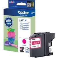 BROTHER LC221M ink magenta 300 pages BROTHER LC221M ink magenta 300 pages